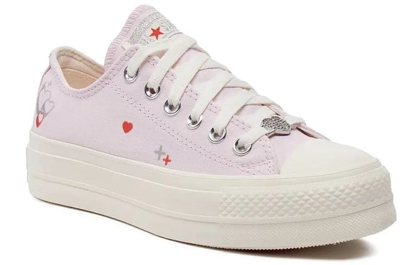 ZAPATOS CONVERSE CHUCK TAYLOR ALL STAR LIFT OX  A09115/LILAC DAZE/EGRET/FEVER DREAM  WOMEN´S