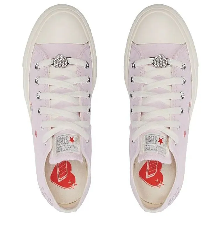 ZAPATOS CONVERSE CHUCK TAYLOR ALL STAR LIFT OX  A09115/LILAC DAZE/EGRET/FEVER DREAM  WOMEN´S