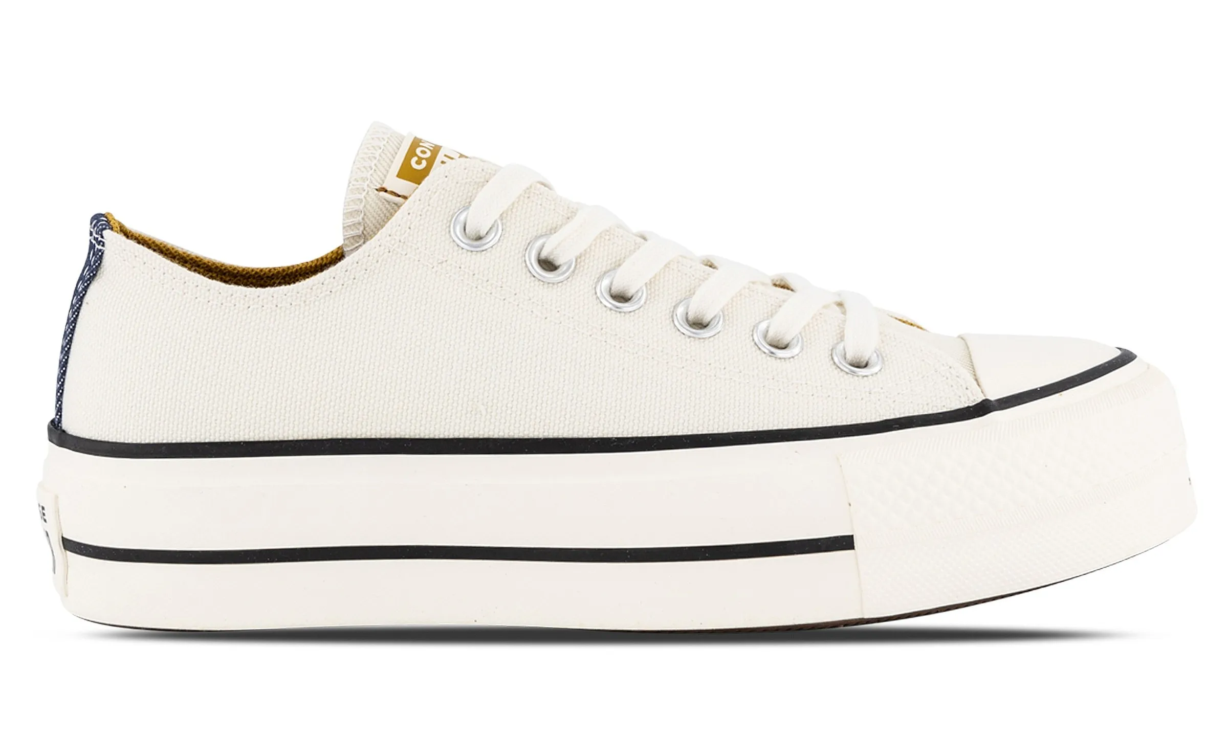 ZAPATOS CONVERSE CHUCK TAYLOR ALL STAR LIFT PLATFORM DENIM OX  A03829/EGRET/NAVY/BURNT HONEY  WOMEN´S