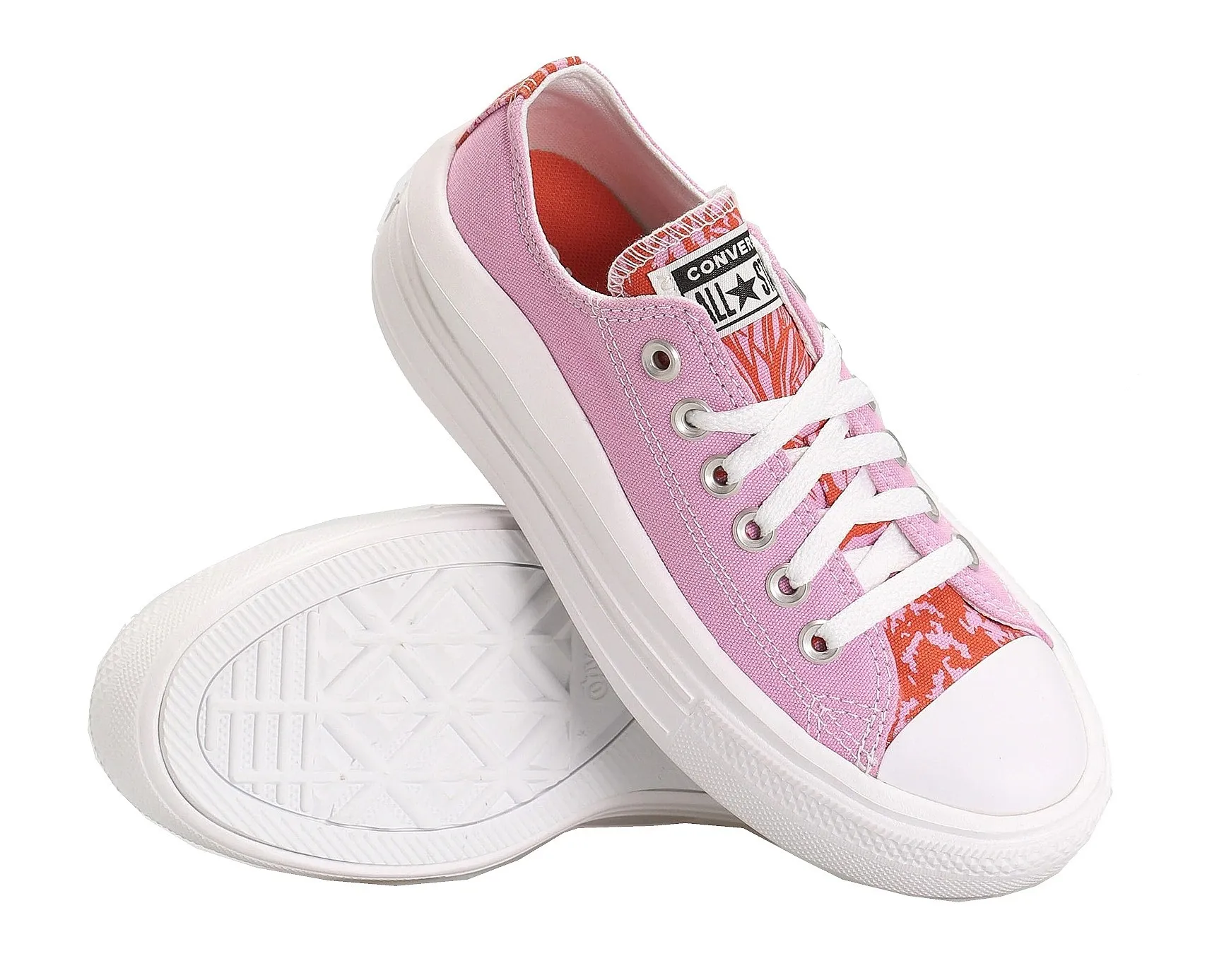 ZAPATOS CONVERSE CHUCK TAYLOR ALL STAR MOVE PLATFORM OX  A00563C/BEYOND PINK/WHITE  WOMEN´S