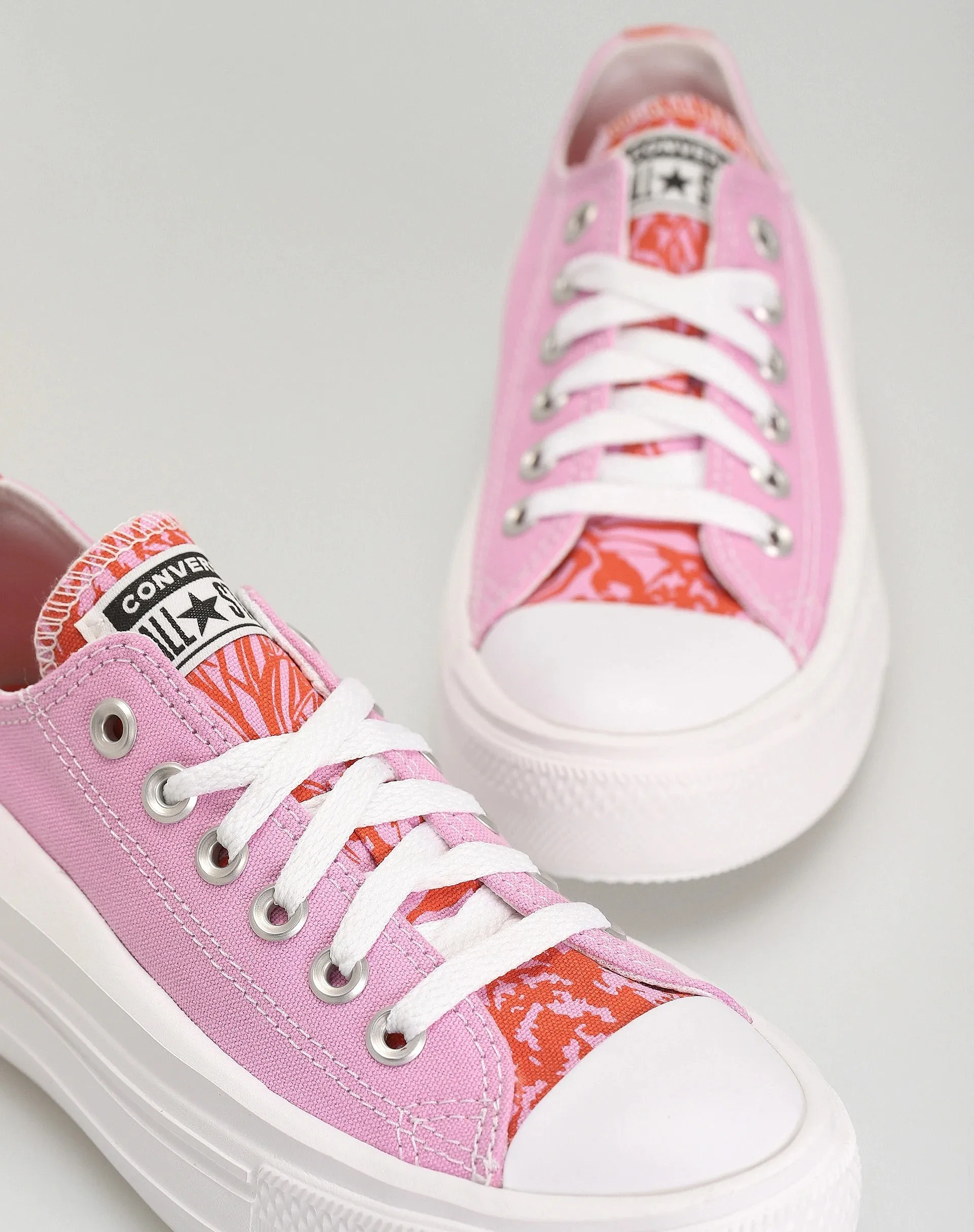 ZAPATOS CONVERSE CHUCK TAYLOR ALL STAR MOVE PLATFORM OX  A00563C/BEYOND PINK/WHITE  WOMEN´S
