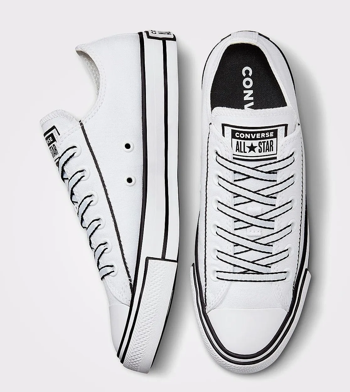 ZAPATOS CONVERSE CHUCK TAYLOR ALL STAR OUTLINE SKETCH OX  A03528/WHITE/BLACK/WHITE  WOMEN´S
