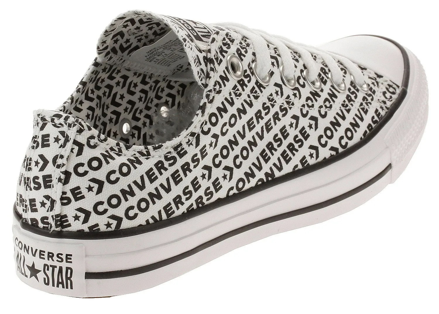 ZAPATOS CONVERSE CHUCK TAYLOR ALL STAR WORDMARK OX  164020/WHITE/BLACK/WHITE/BLACK/WHITE
