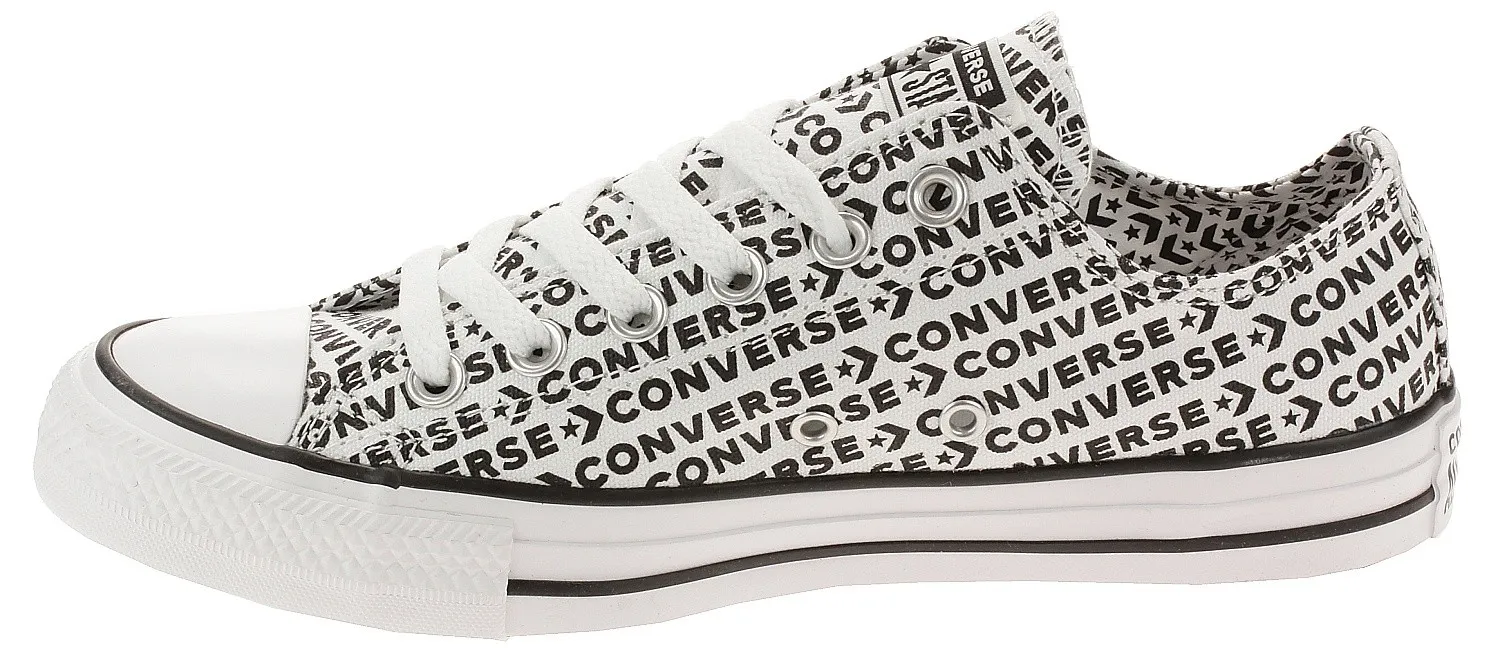 ZAPATOS CONVERSE CHUCK TAYLOR ALL STAR WORDMARK OX  164020/WHITE/BLACK/WHITE/BLACK/WHITE