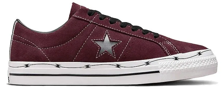 ZAPATOS CONVERSE CONS ONE STAR PRO RAZOR WIRE OX  A05091/DEEP BORDEAUX/BLACK/WHITE
