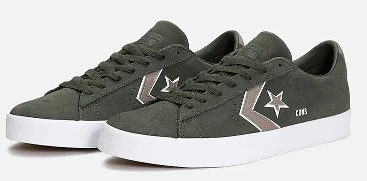 ZAPATOS CONVERSE CONS PL VULC PRO CLASSIC SUEDE OX  A06653/CAVE GREEN/WHITE/MUD MASK