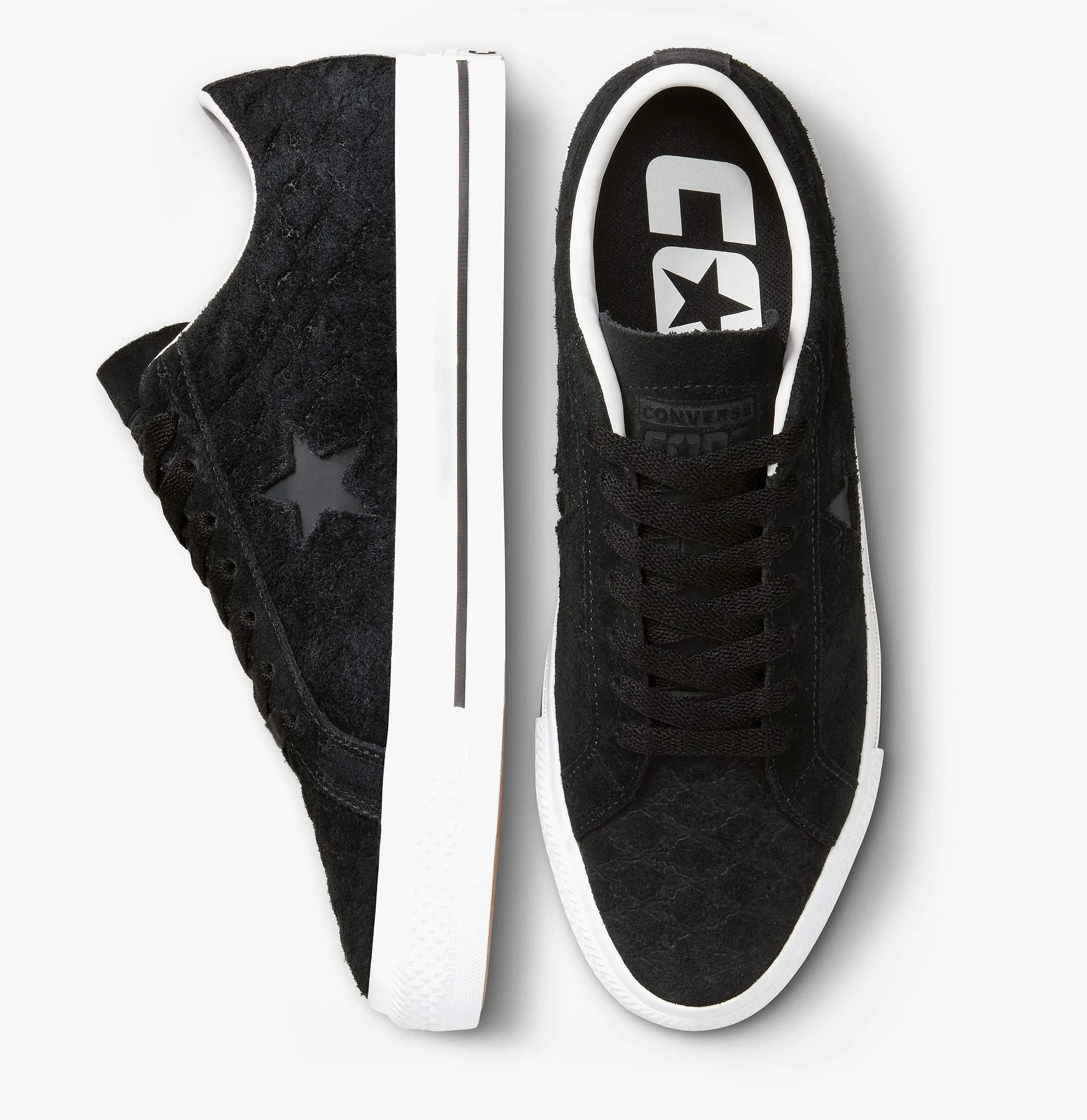 ZAPATOS CONVERSE ONE STAR PRO BONES OX  A04143/BLACK/BLACK/WHITE