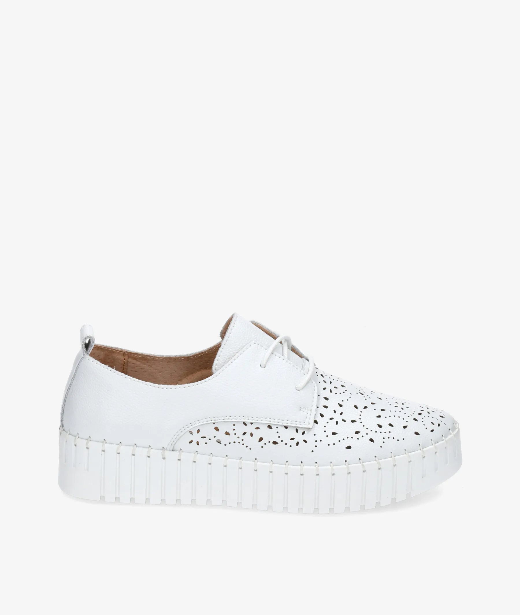 Zapatos de tacón bajo St. Gallen PILARES en blanco