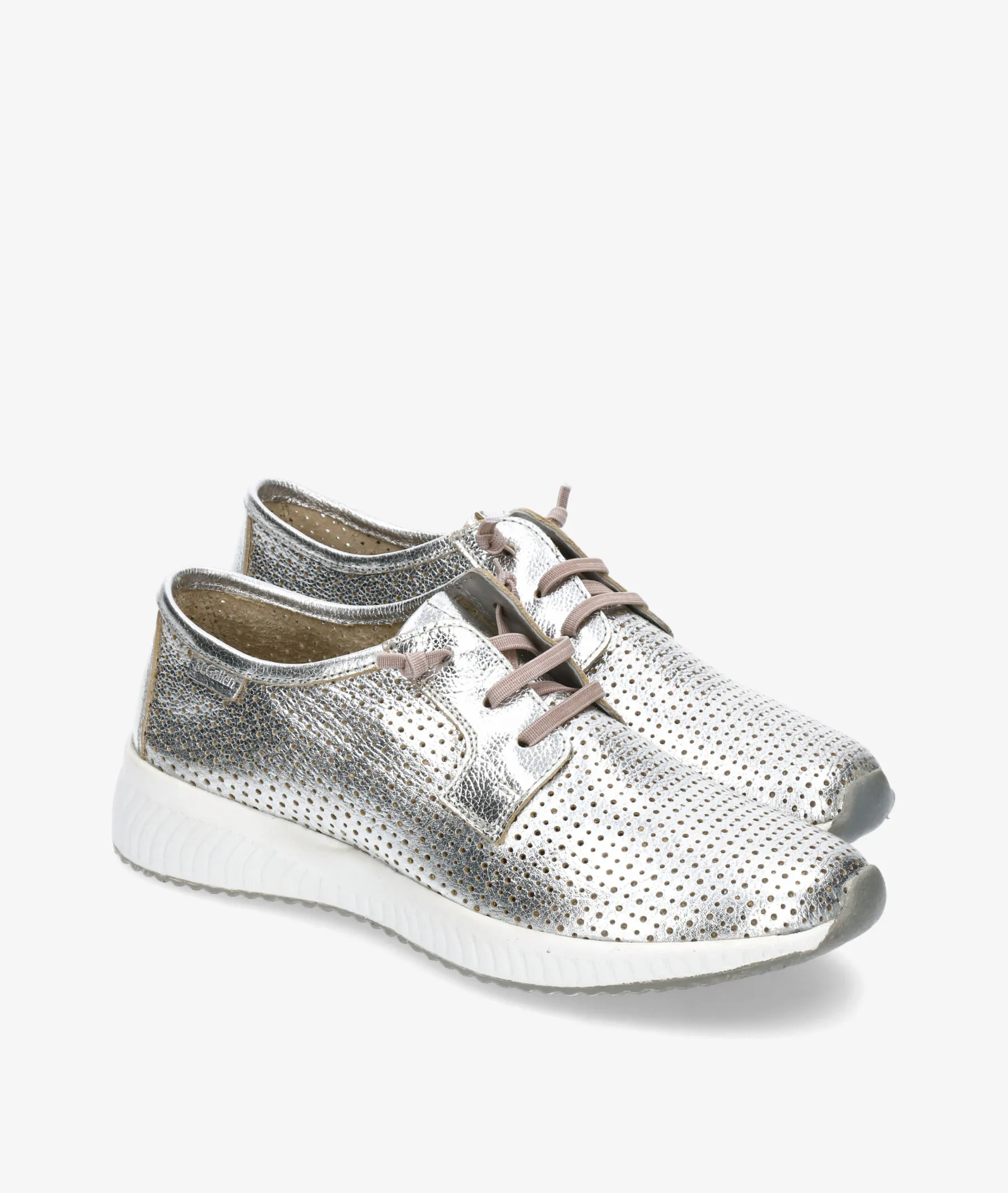 Zapatos de tacón bajo St. Gallen SAN FRANCISCO en plata