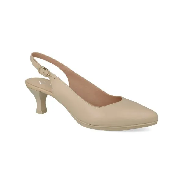ZAPATOS DESTALONADOS MUJER COMODOS MOD. MAYA BEIGE