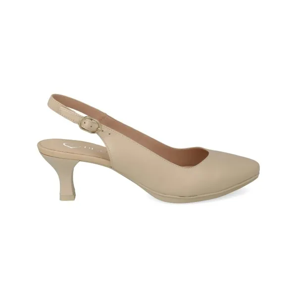 ZAPATOS DESTALONADOS MUJER COMODOS MOD. MAYA BEIGE