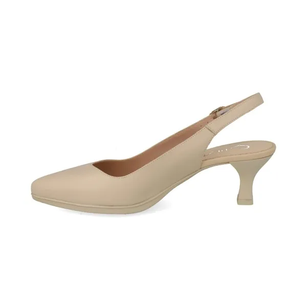 ZAPATOS DESTALONADOS MUJER COMODOS MOD. MAYA BEIGE