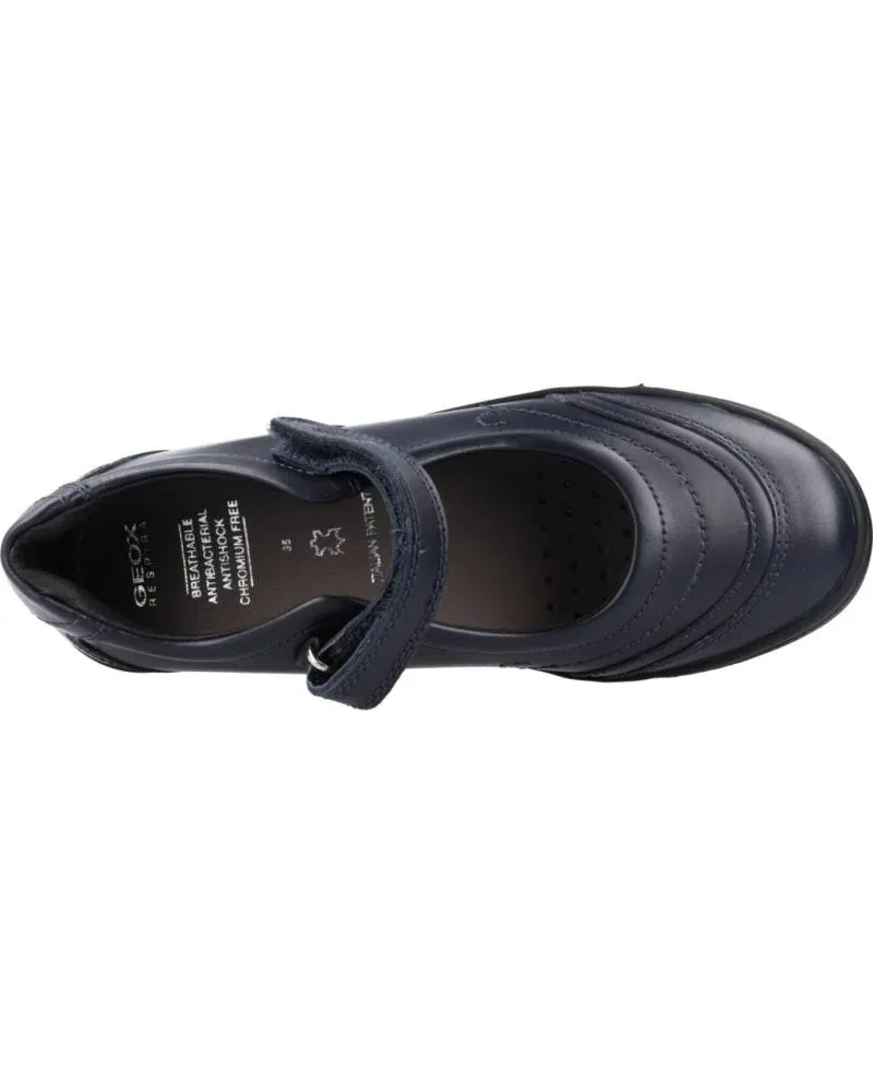 Zapatos GEOX  de Niña COLEGIALES NINA MODELO J HADRIEL COLOR AZUL  C4002