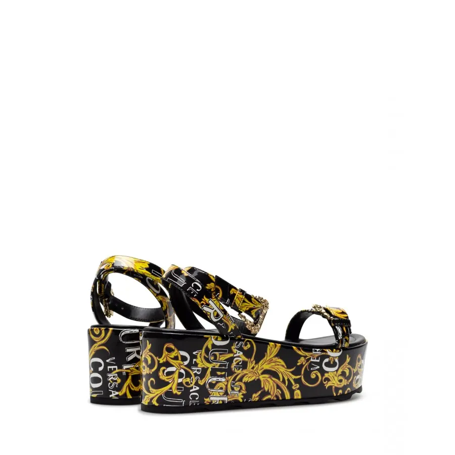 Zapatos Mujeres Cuñas VERSACE JEANS COUTURE 74VA3S06ZS366G89 Negras