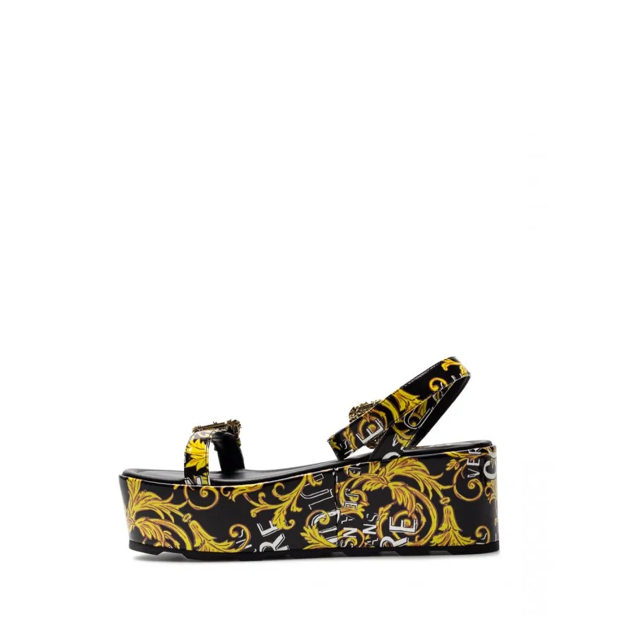 Zapatos Mujeres Cuñas VERSACE JEANS COUTURE 74VA3S06ZS366G89 Negras