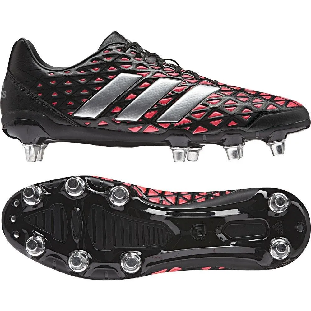 Zapatos Rugby Hombre Adidas Kakari Elite SG Negro