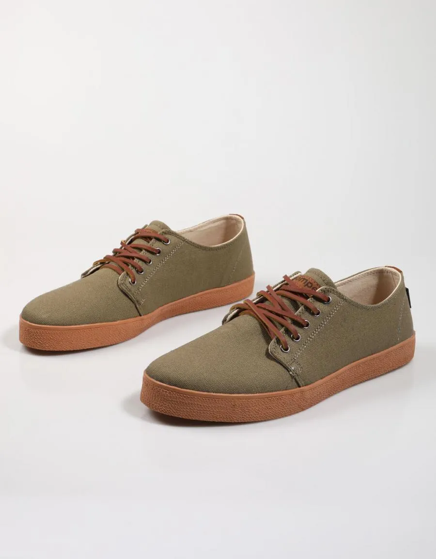  zapatos sport POMPEII Higby Canvas en Kaki 78282