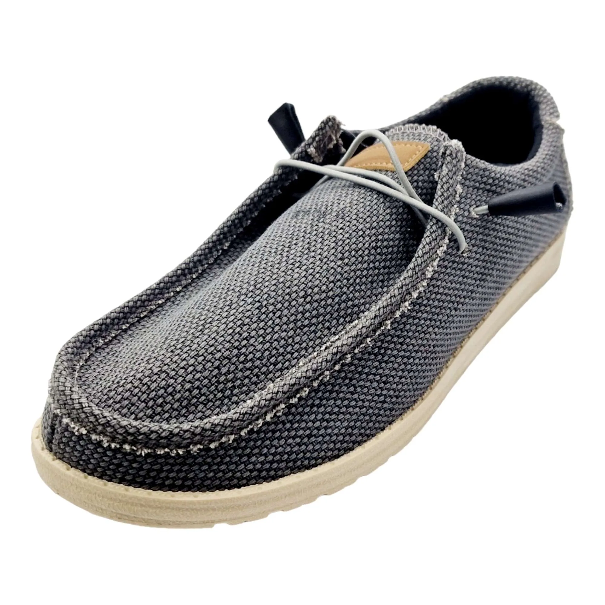ZAPATOS WALABI HOMBRE TEJIDO GRIS