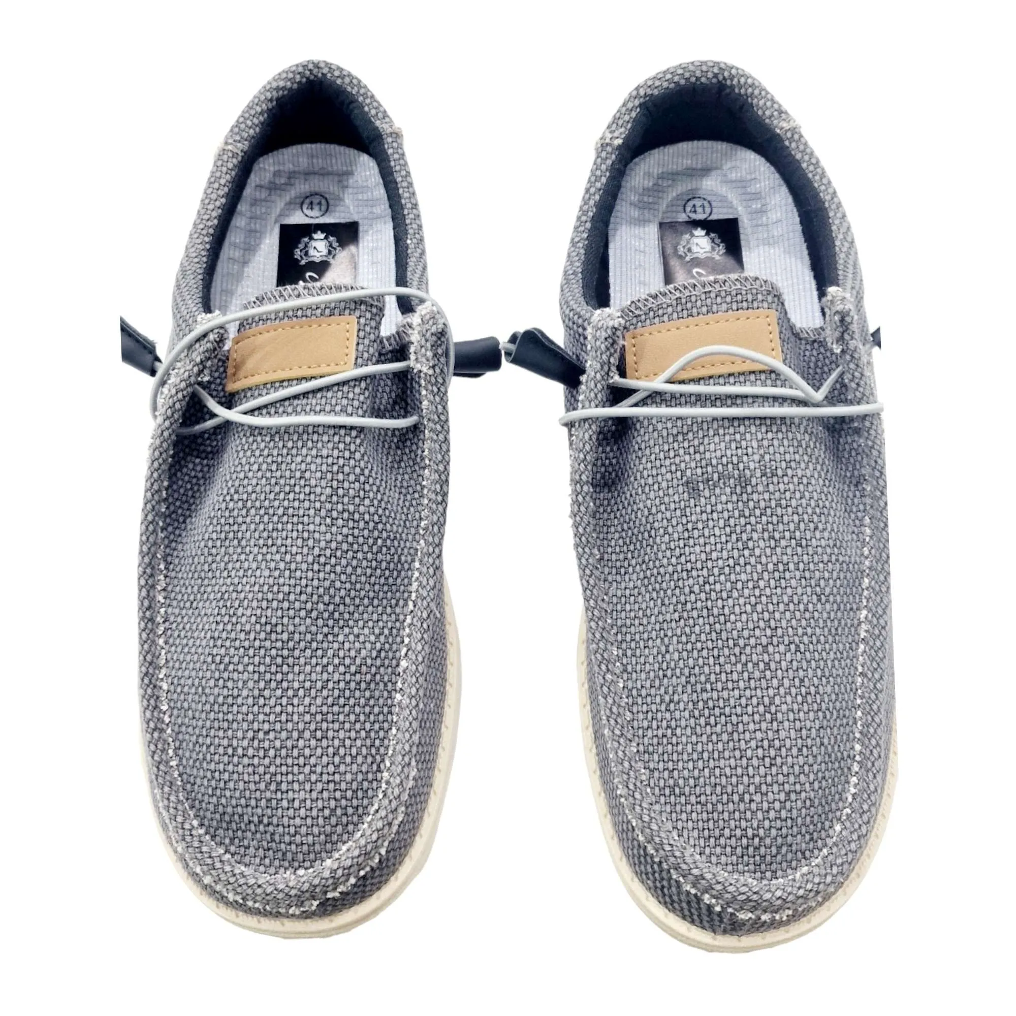 ZAPATOS WALABI HOMBRE TEJIDO GRIS