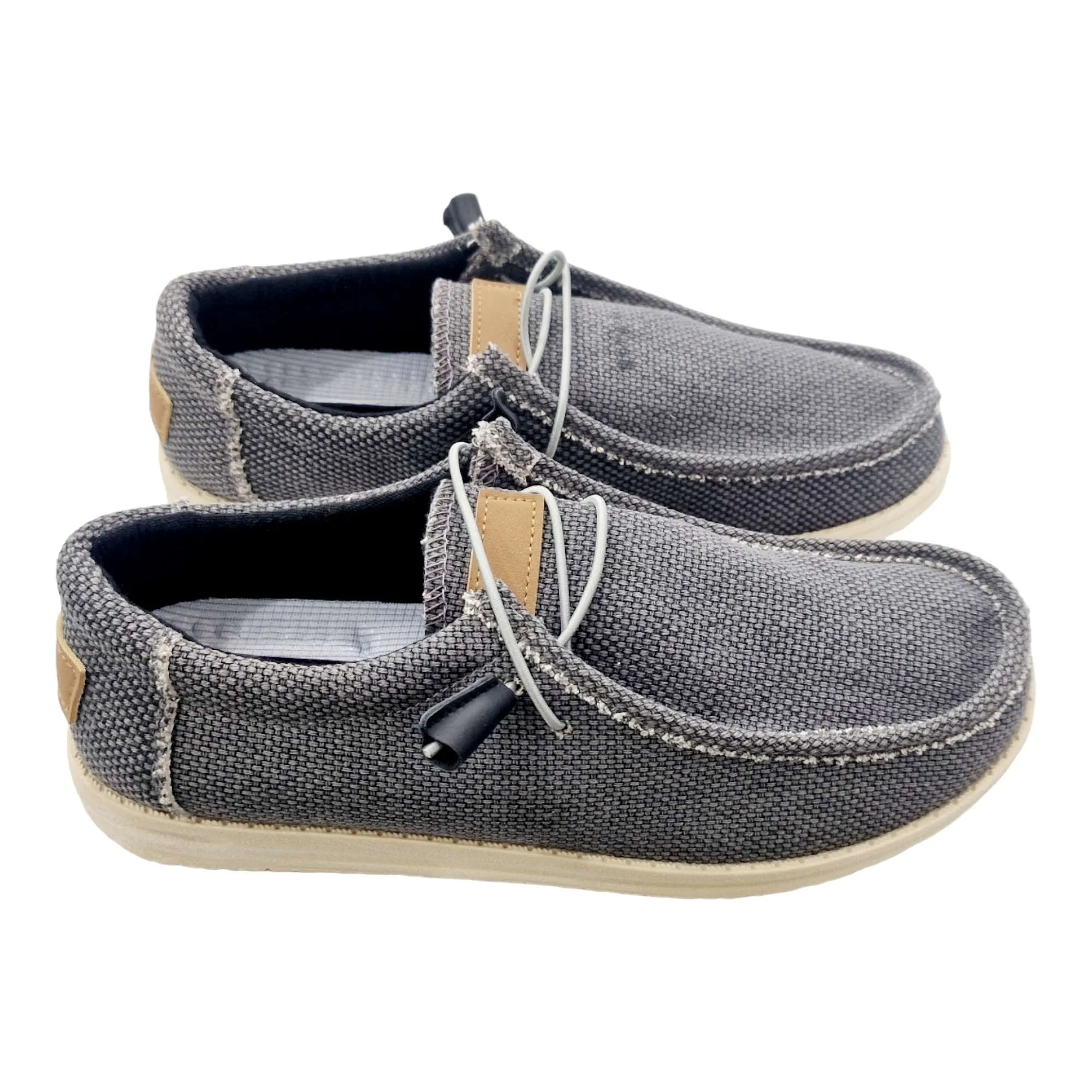 ZAPATOS WALABI HOMBRE TEJIDO GRIS